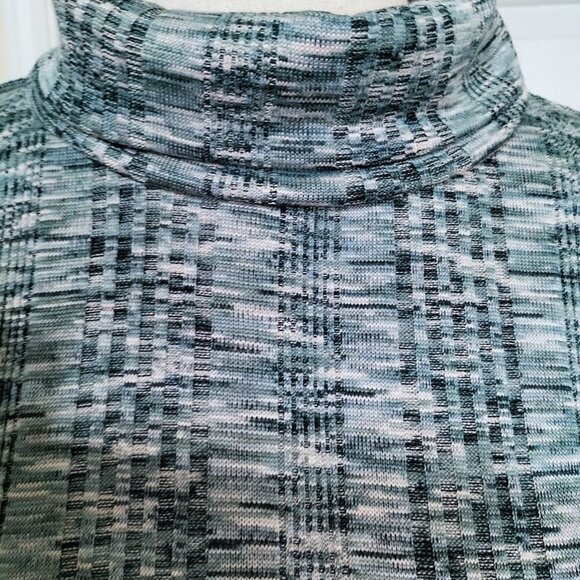 (#507)Knox Rose Green Knit Relaxed Turtleneck Sweatshirt Size XXL - Picture 5 of 6